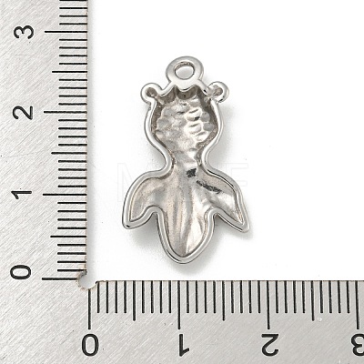 304 Stainless Steel Pendants STAS-N103-76P-1