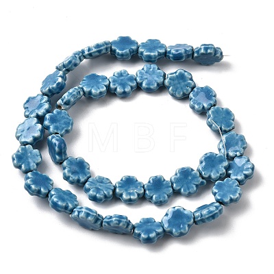 Handmade Porcelain Beads Strands PORC-K010-05D-1