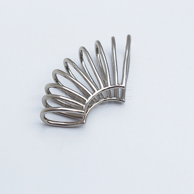Brass Hollow Spring Cuff Earrings FS-WG2B78B-02-1