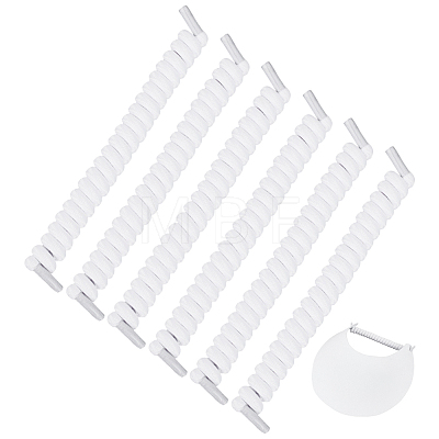 Polyester with Latex Silk Replacement Visor Curl Cord DIY-WH0888-579H-1