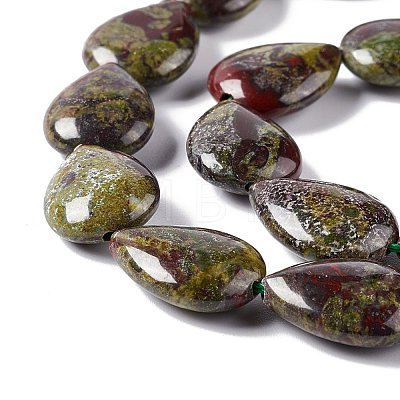 Natural Dragon Blood Beads Strands G-L242-12-1