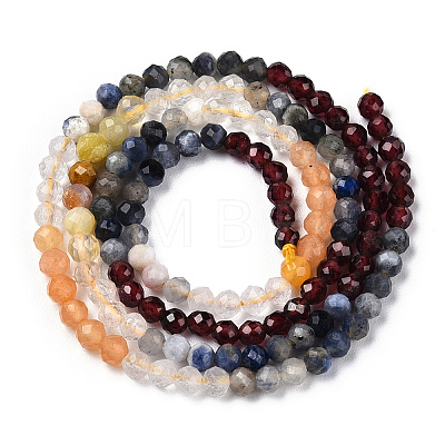 Natural Mixed Gemstone Beads Strands G-D080-A01-02-32-1