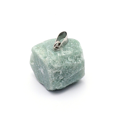 Natural Green Aventurine Pendants G-CJC0002-02A-1