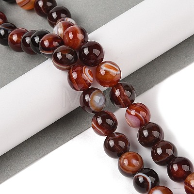 Natural Banded Agate G-Q194-C02-04B-1