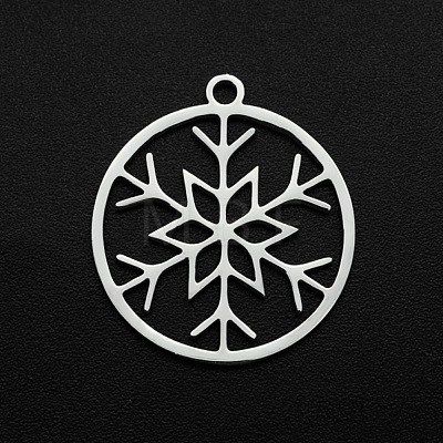 Non-Tarnish Christmas 201 Stainless Steel Pendants STAS-R111-JA694-1