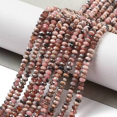 Natural Argentina Rhodonite Beads Strands G-C052-10-01-1