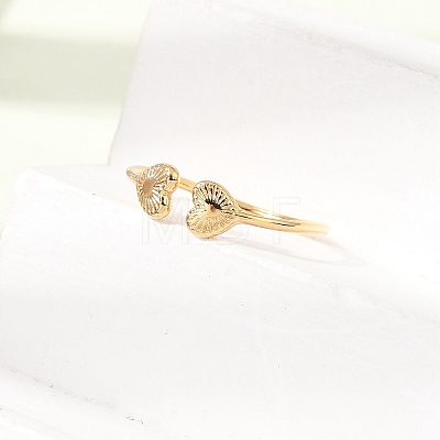 304 Stainless Steel Cuff Open Rings SA-CBAD22F-01G-C-1