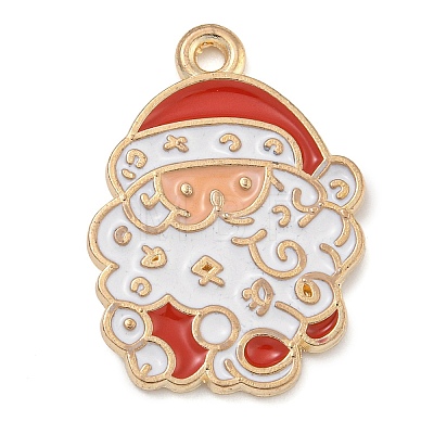 Christmas Theme Alloy Enamel Pendants ENAM-Z019-01B-1