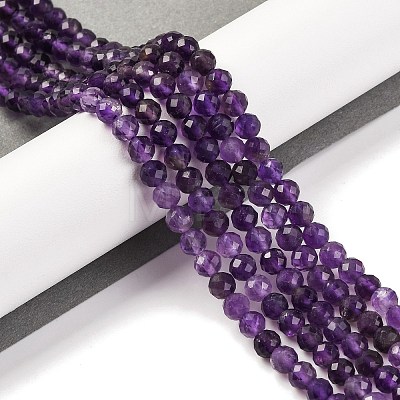 Natural Amethyst Beads Strands G-F770-C07-02A-1