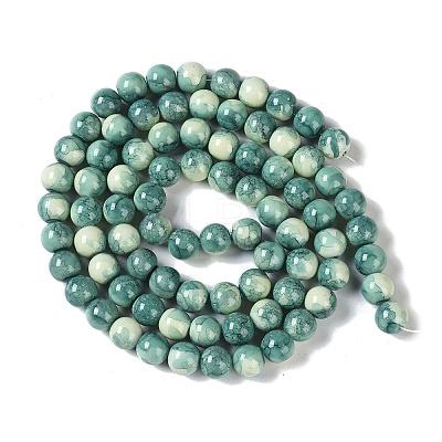 Baking Paint Glass Bead Strands GLAA-H031-01C-07-1