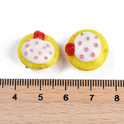 Handmade Lampwork Bumpy Beads Strands LAMP-Q002-02A-1