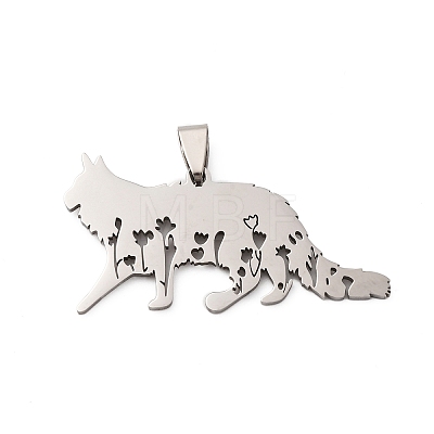 201 Stainless Steel Pendants STAS-V013-13P-1