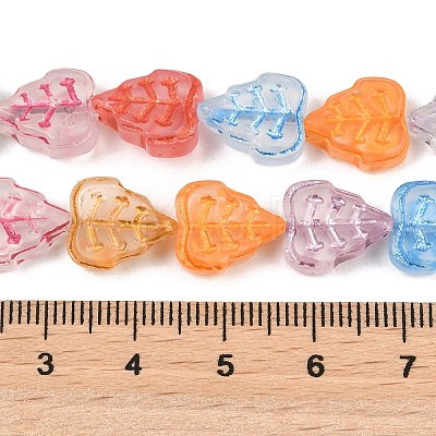 Baking Paint Transparent Glass Beads GL-CBA4370-04-1