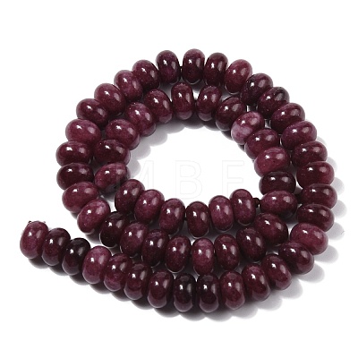 Dyed Natural White Jade Beads Strands G-G107-A19-01-1