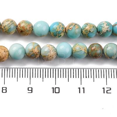 Dyed Natural Regalite/Imperial Jasper/Sea Sediment Jasper Beads Strands X-G-B124-C02-03-1