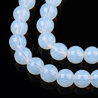 Transparent Glass Beads Strands GLAA-T032-T4mm-14-1