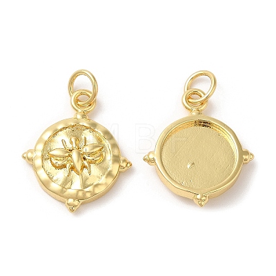 Eco-Friendly Brass Pendants KK-M246-37G-1