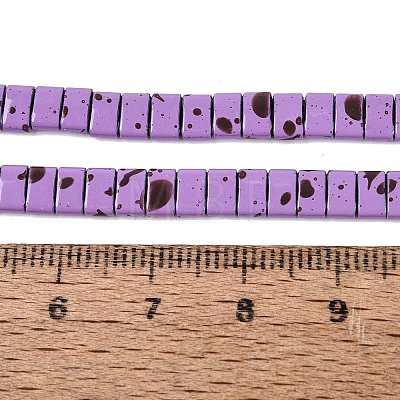 Spray Painted Synthetic Non-magnetic Hematite Bead Strands G-T124-02H-1-1