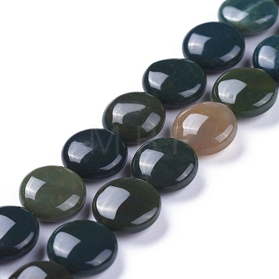 Natural Bloodstone Beads Strands G-G805-D03-1