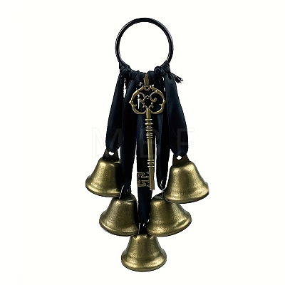 Iron Witch Bells Protection for Door Knob Hanger PW-WGDC7A1-02-1