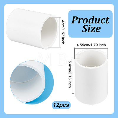 PVC Water Pipe Straight Connectors FIND-WH0148-365B-1