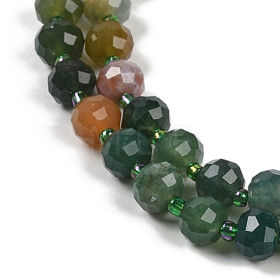 Natural Indian Agate Beads Strands G-H057-A06-01-1