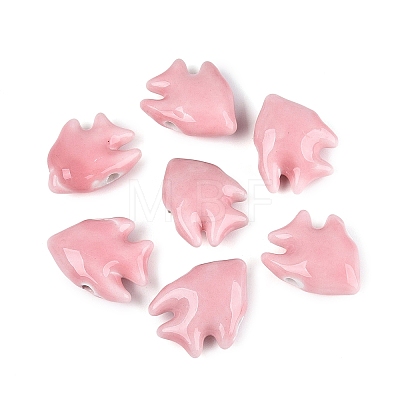 Handmade Porcelain Beads PORC-Q008-14F-1