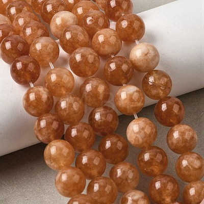 Natural White Jade Beads Strands G-H348-10mm-10-1