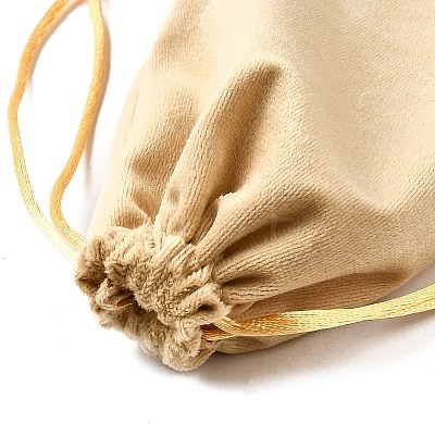 Velvet Jewelry Drawstring Storage Pouches ABAG-P013-02B-09-1