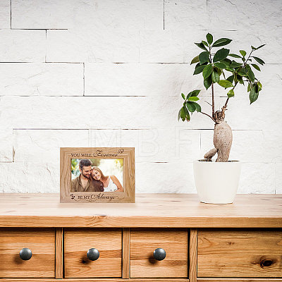 Natural Wood Photo Frames DIY-WH0247-015-1