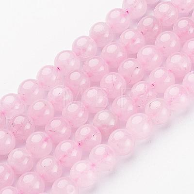 Natural Rose Quartz Beads Strands GSR034-1