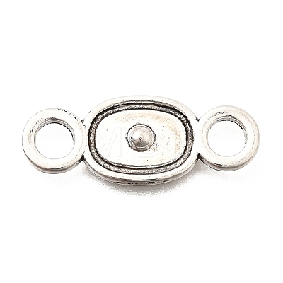 Tibetan Style Alloy Links Connector Charms FIND-D042-07A-AS-1