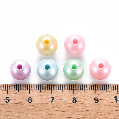 Opaque Acrylic Beads X-MACR-S370-H10mm-1