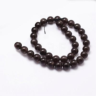 Natural Obsidian Beads Strands G-D838-12mm-02-1