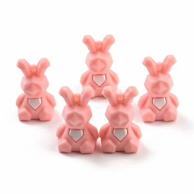 PVC Faceted Cartoon Rabbit Pendants FIND-B002-15-1