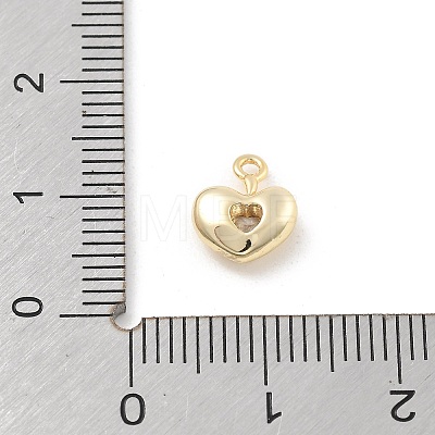 Brass Micro Pave Cubic Zirconia Pendants KK-D283-02G-1