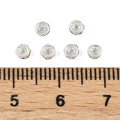 Rack Plating Rondelle Brass Grade A Crystal Rhinestone Spacer Beads X-RB-D300-S-1