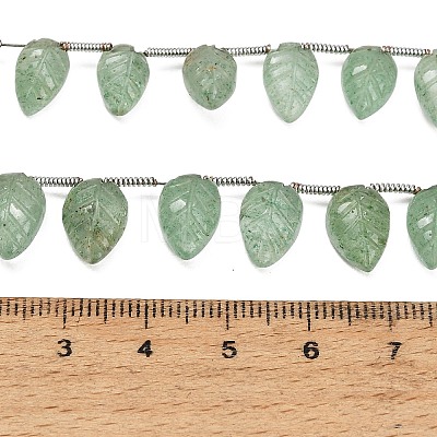 Natural Green Strawberry Quartz Carved Beads Strands GG-CBA0C95-E02-02-1