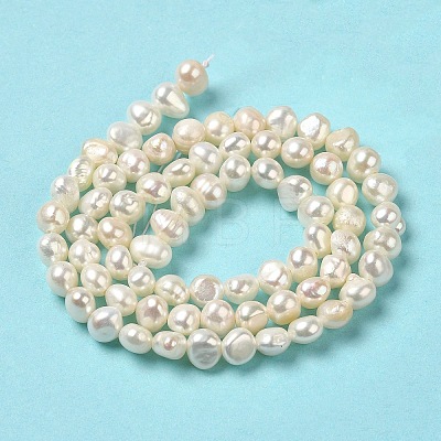 Natural Cultured Freshwater Pearl Beads Strands PEAR-E017-24-1