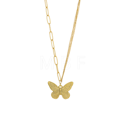 304 Stainless Steel Pendant Necklace OY002-40G-1