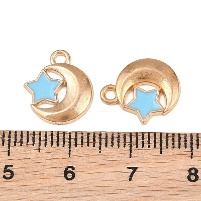 Alloy with Enamel Charms AL-CBA9C31-01G-A-1