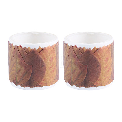 Autumn Leaf Paper Tape Stickers for Card Making DIY-TAC0032-23E-1