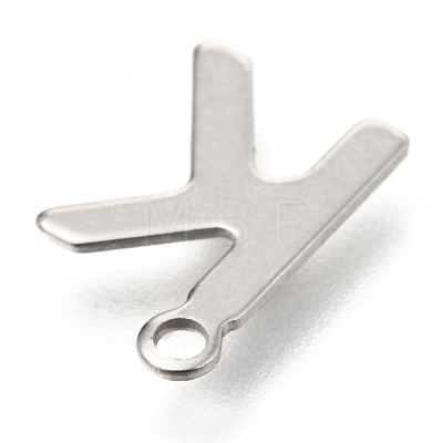 201 Stainless Steel Charms STAS-C021-06P-K-1