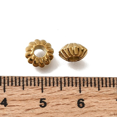 304 Stainless Steel Beads STAS-L315-063D-G-1
