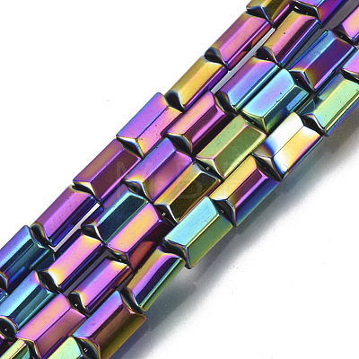 Electroplate Non-magnetic Synthetic Hematite Beads Strands G-S352-33-1