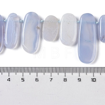 Natural Blue Lace Agate Beads Strands G-H006-B01-01-1