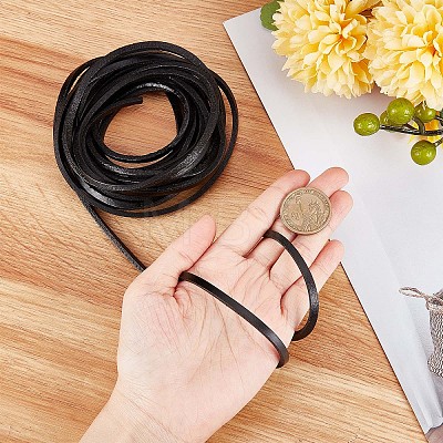 Flat Cowhide Leather Cord WL-GF0001-09D-01-1