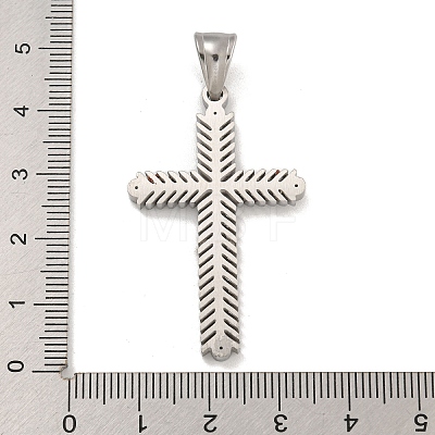 304 Stainless Steel Pendants STAS-D110-19AS-1