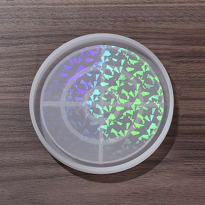Silicone Laser Effect Cup Mat Molds DIY-C061-03E-1