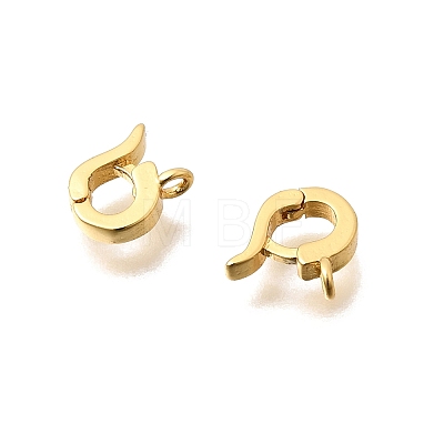 Brass Enhancer Shortener Pendant Bails KK-G600-22G-1